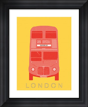 Framed London Transport II Print