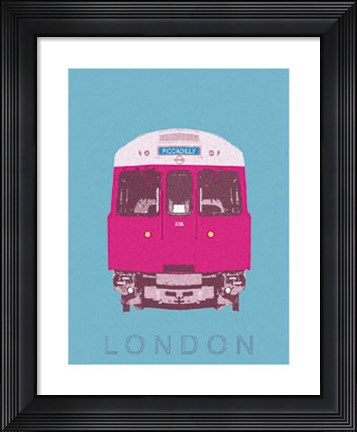 Framed London Transport III Print