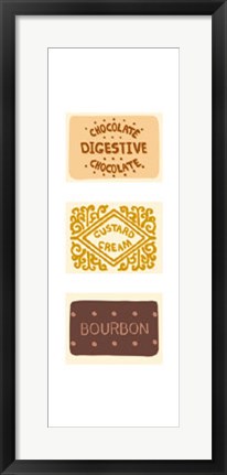 Framed Biscuit Composite I Print