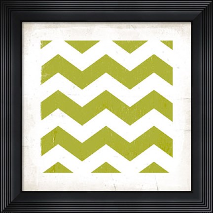 Framed Chevron I Print