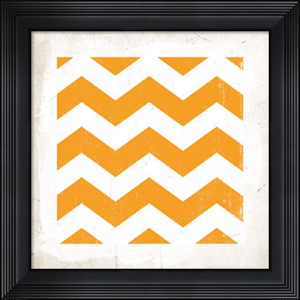 Framed Chevron II Print