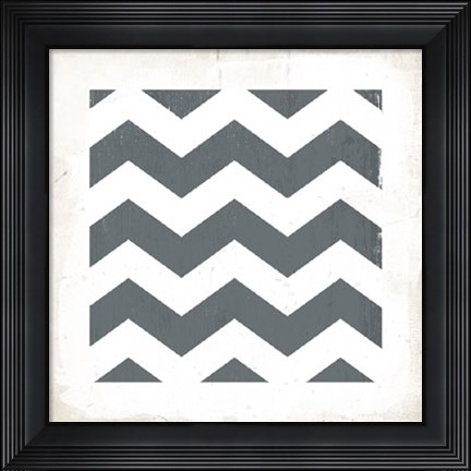 Framed Chevron III Print