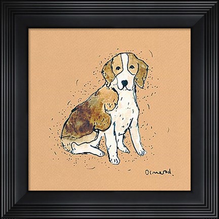 Framed Doggy Tales III Print