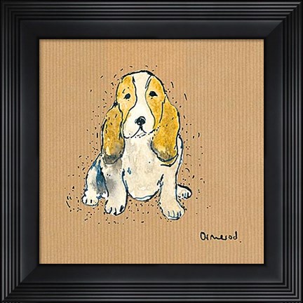 Framed Doggy Tales IV Print