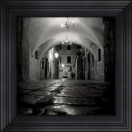 Framed Old Town II Print