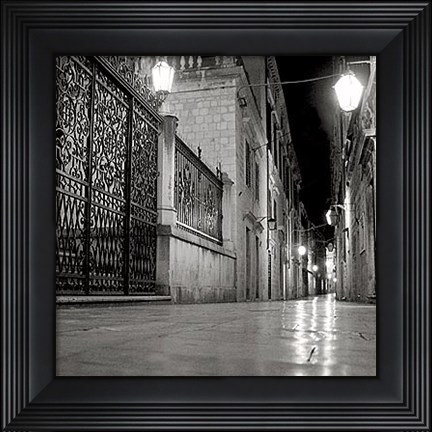 Framed Old Town V Print