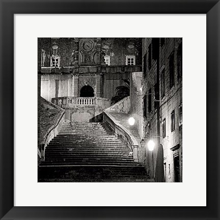Framed Old Town VI Print