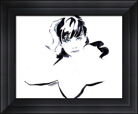 Framed Blue Eyes Print