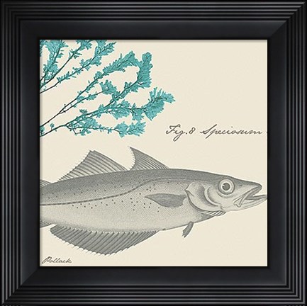 Framed Sea and Shore I Print
