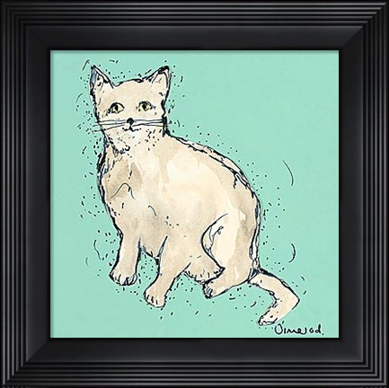 Framed Kitty Tales II Print