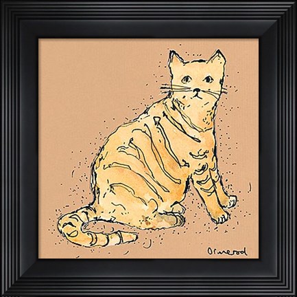 Framed Kitty Tales III Print
