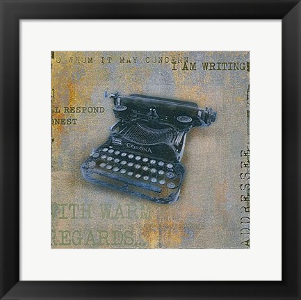 Framed From Me To You I Print