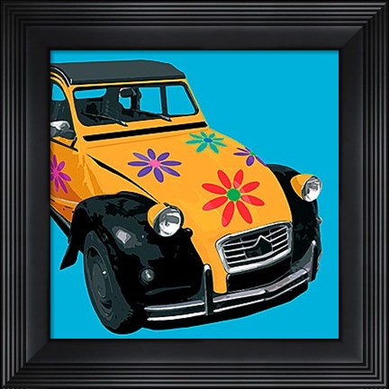 Framed Flower Power I Print