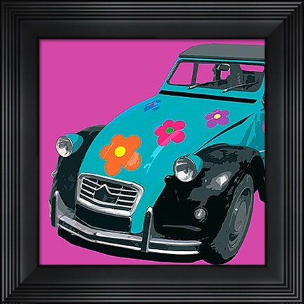 Framed Flower Power II Print