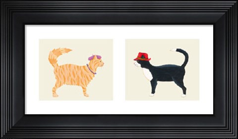 Framed Jazz Cats Print