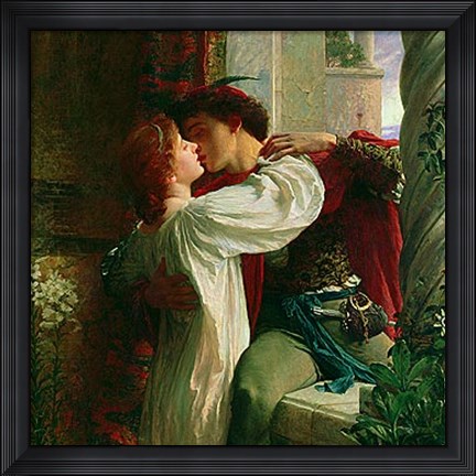 Framed Romeo And Juliet, 1884 Print