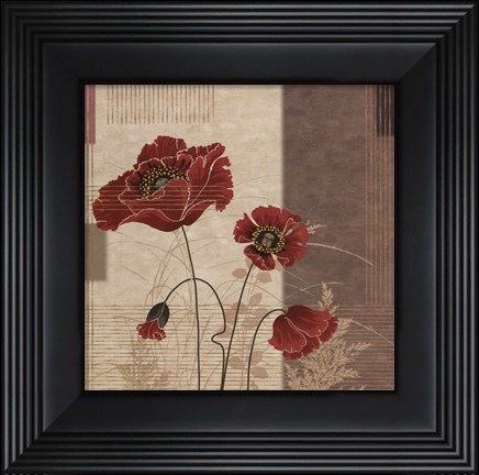 Framed Papavar II Print
