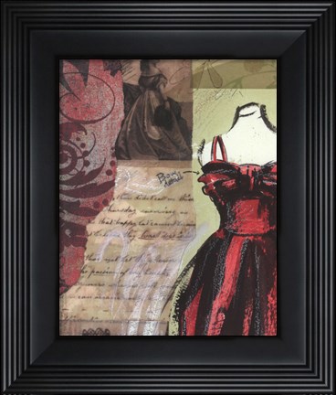 Framed Couture I Print