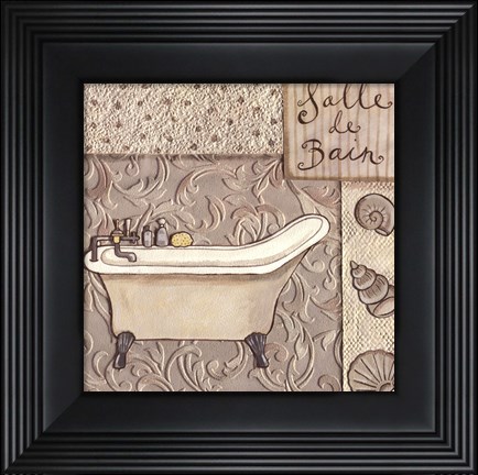 Framed Salle De Bain Print