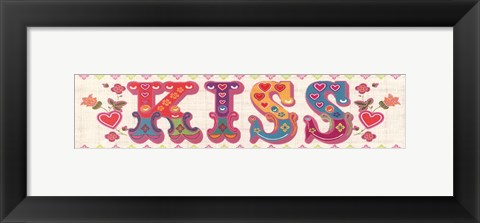 Framed First Kiss Print