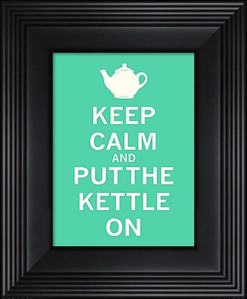 Framed Keep Calm, Mint Tea Print
