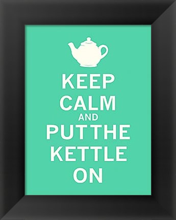 Framed Keep Calm, Mint Tea Print
