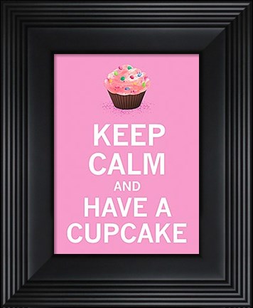 Framed Candy Cupcake Print