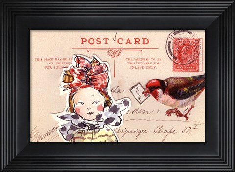 Framed Carte Postal I Print