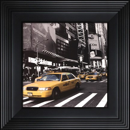 Framed City Streets II Print