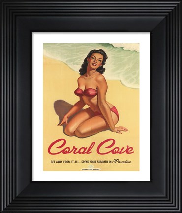 Framed Coral Cove Print