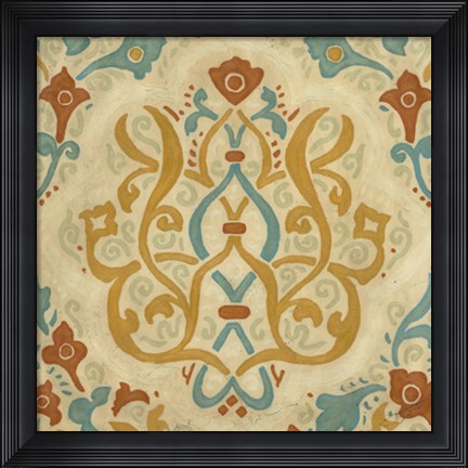 Framed Bombay Design I Print