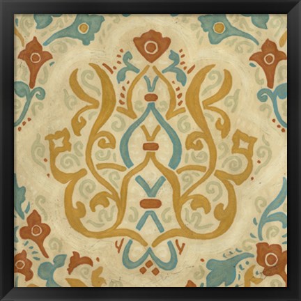 Framed Bombay Design I Print