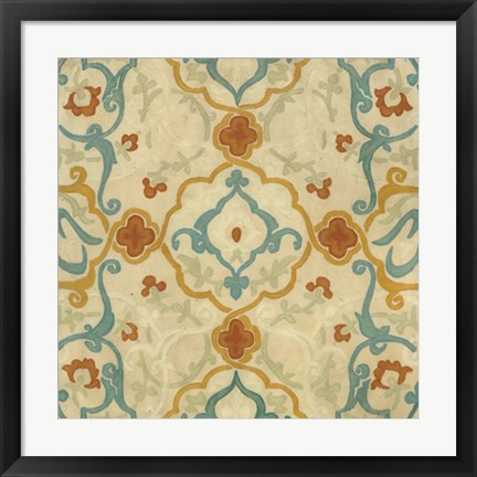 Framed Bombay Design II Print