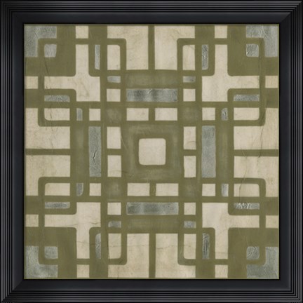 Framed Deco Tile II Print