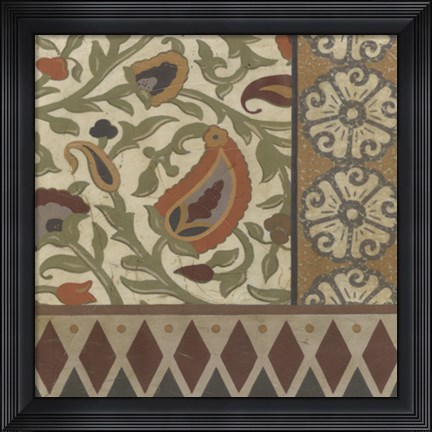 Framed Turkish Garden IV Print