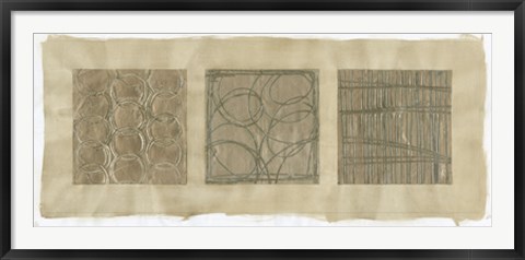 Framed Platinum Abstraction I Print