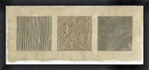 Framed Platinum Abstraction II Print
