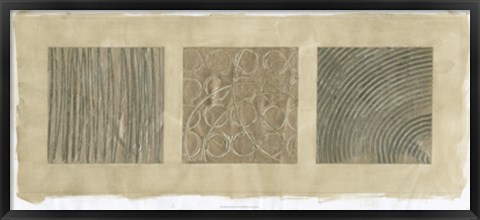 Framed Platinum Abstraction II Print