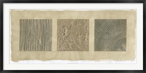 Framed Platinum Abstraction II Print