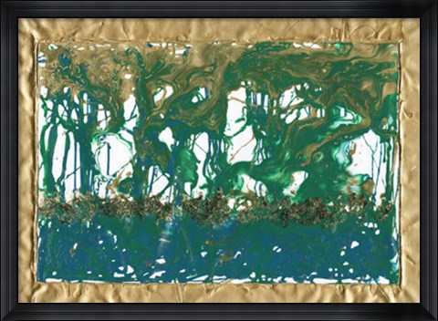 Framed Fluid Color Print