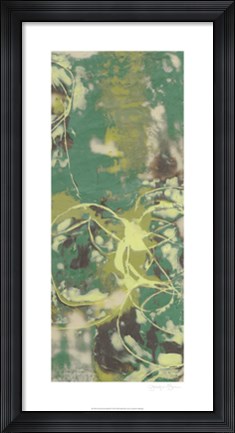 Framed Entwined Emerald III Print