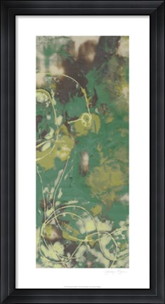 Framed Entwined Emerald IV Print