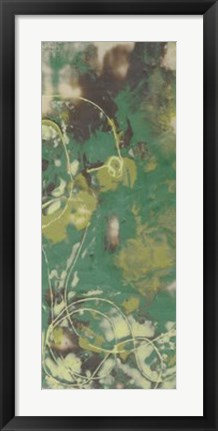 Framed Entwined Emerald IV Print