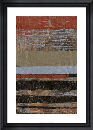 Framed Wax Textures I Print