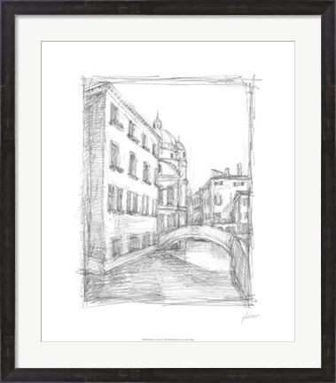 Framed Sketches of Venice IV Print