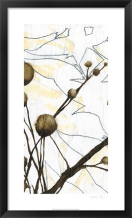 Framed Willow Blooms I Print
