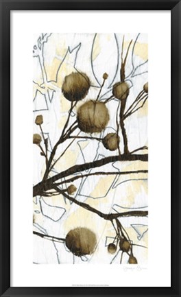 Framed Willow Blooms II Print