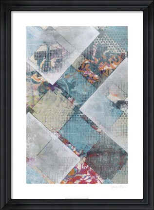 Framed New Plaid I Print