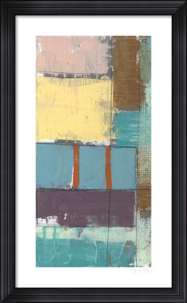 Framed Pastel City III Print