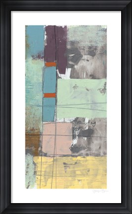 Framed Pastel City IV Print